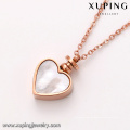 Necklace-00388 Modeschmuck im Großhandel in China, günstiger Preis und Herzform, Rose Goldkette